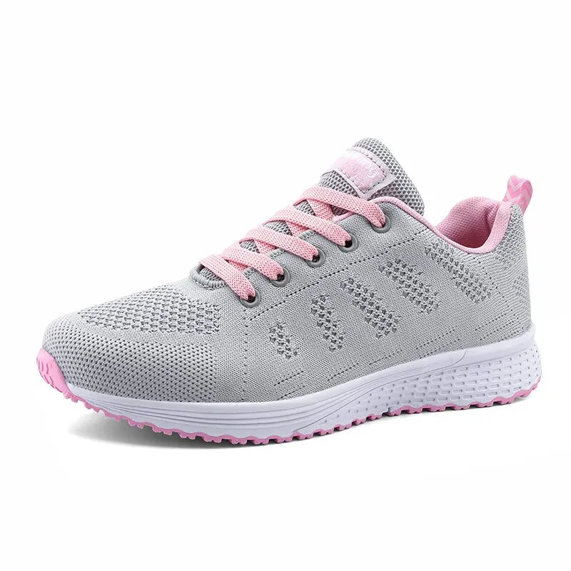 Unisex Fritidssko Pustende Mesh Flate Sneakers 6