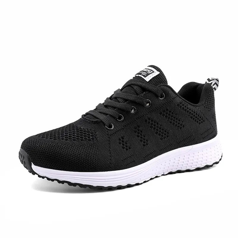 Unisex Fritidssko Pustende Mesh Flate Sneakers 8