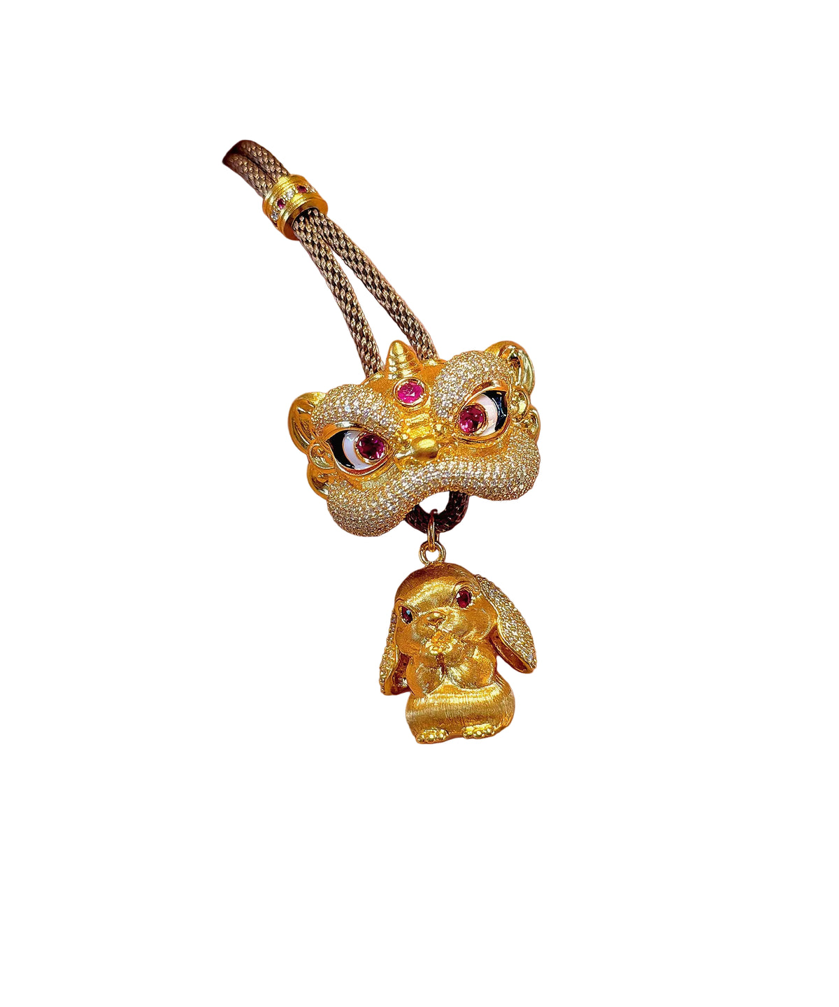 Unisex Halskjede med Vintage Lion Dance Design 0
