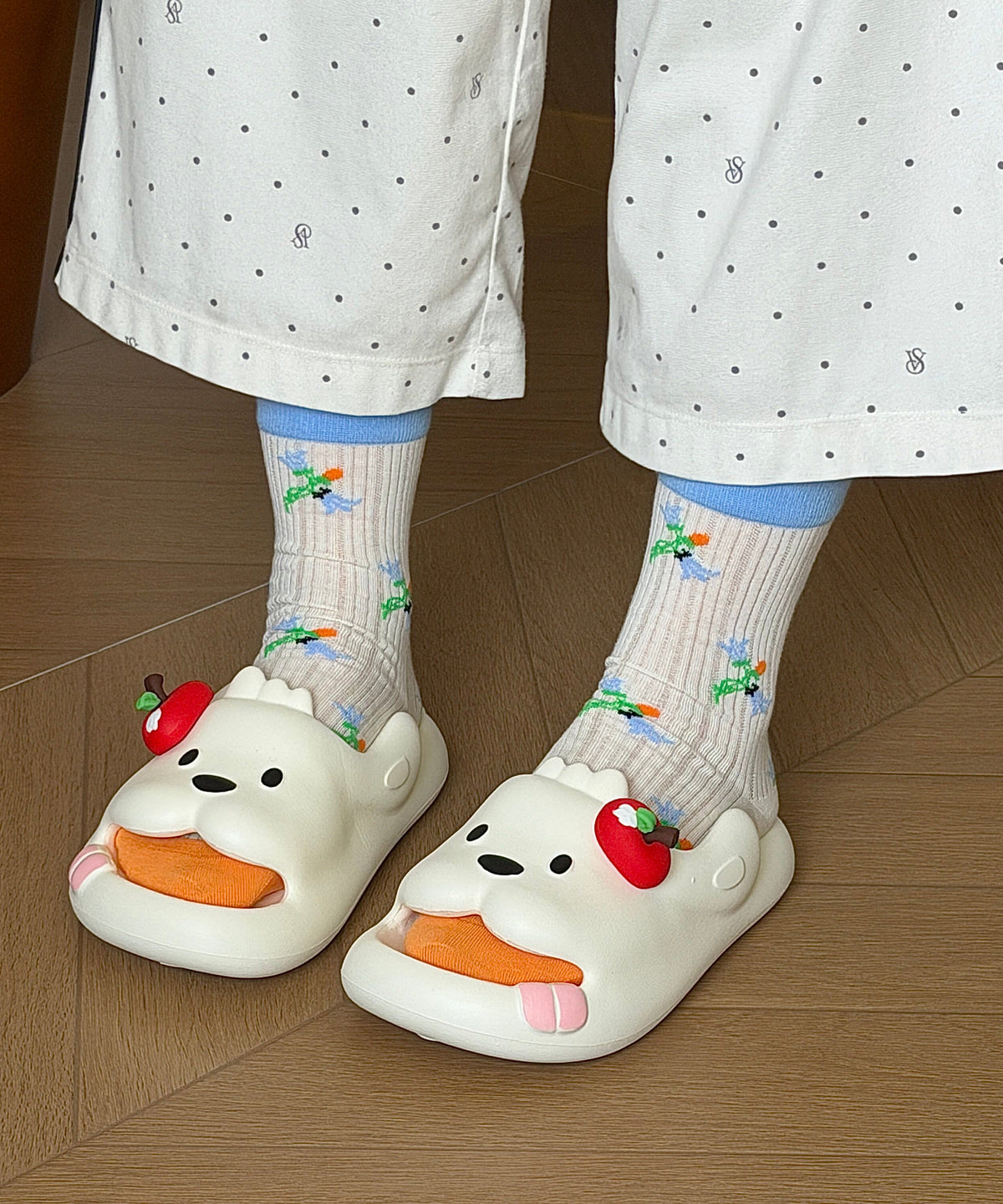 Unisex Jacquard Sokker Mellomlegg Komfortabel Passform 2