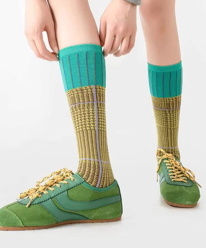 Unisex Mid Calf Sokker med Gradient Striper 3