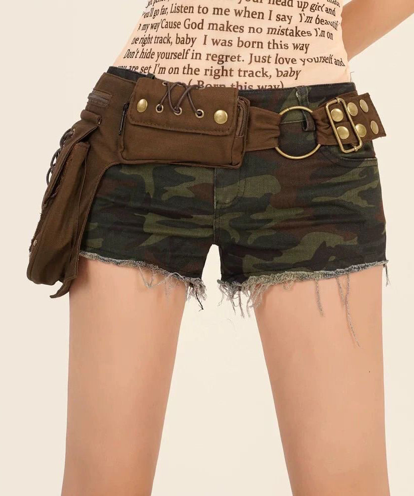 Unisex Midjeveske Retro Stil med Nagledetaljer 3