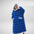 Unisex Oversized Fleece Dekkende Dekk med Hette og Omvendbart Design 2