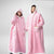 Unisex Oversized Fleece Dekkende Dekk med Hette og Omvendbart Design 8