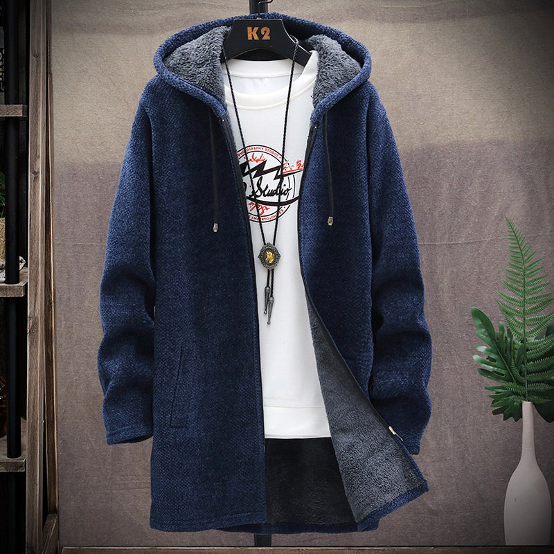 Unisex Oversized Hettegenser med Glidelås 0