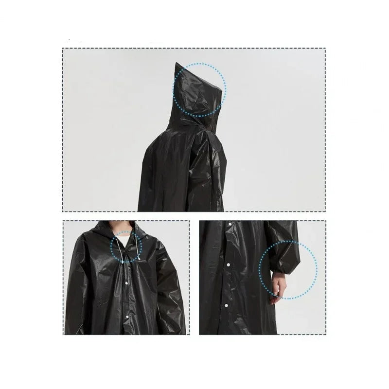Unisex Regnfrakk EVA 145*68CM Vanntett 4