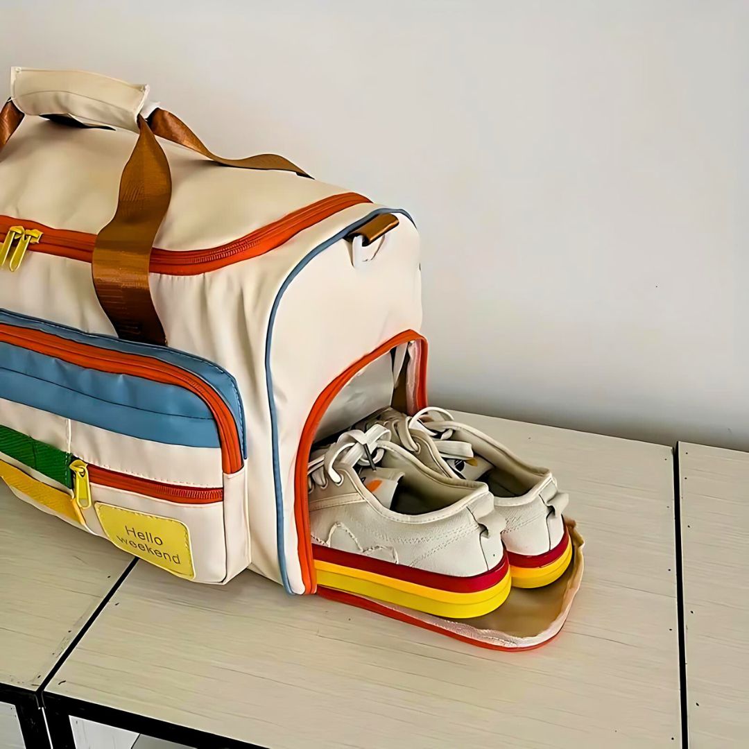 Unisex Reiseveske Stilig Holdbart Stoff med Flere Lommer 1