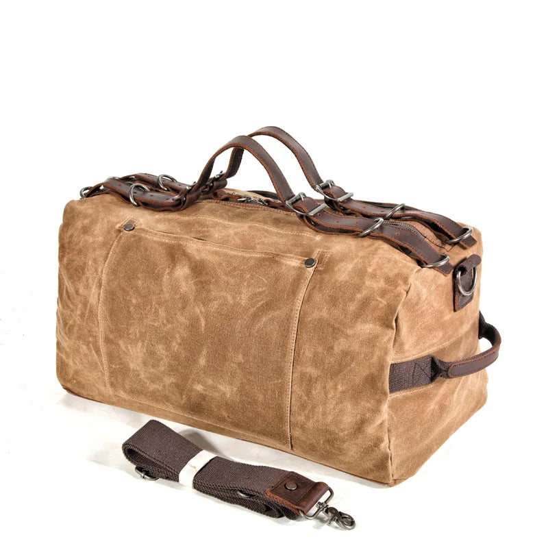 Unisex Reiseveske med Vokset Design Minimalistisk Stil 6