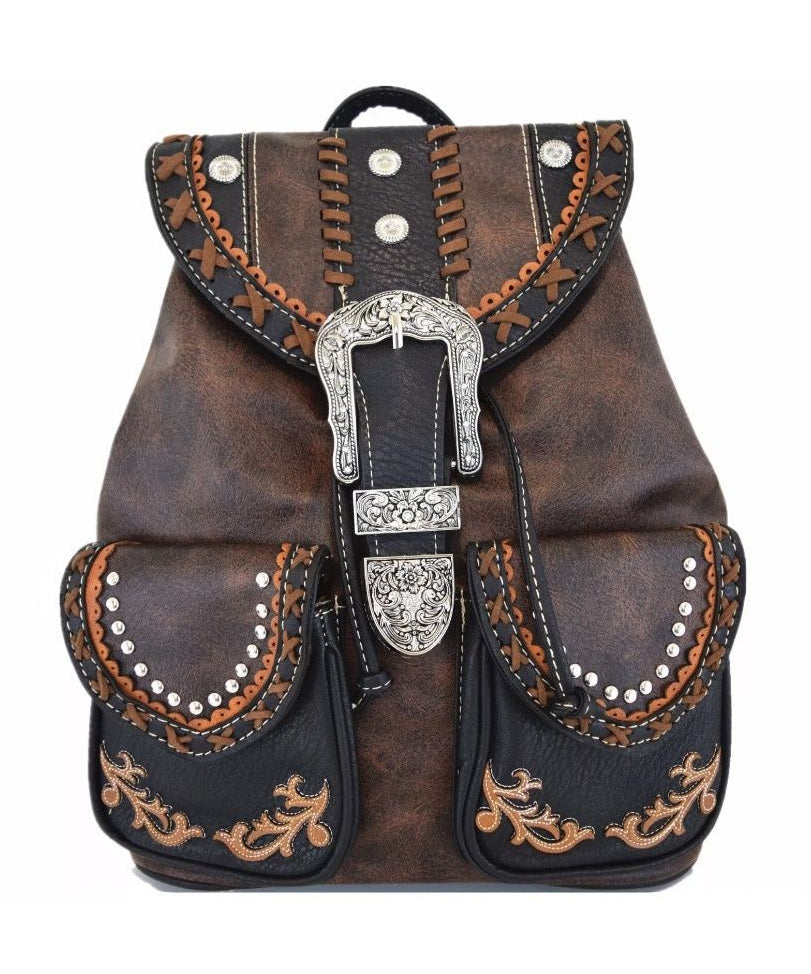 Unisex Ryggsekk Patchwork Design 1