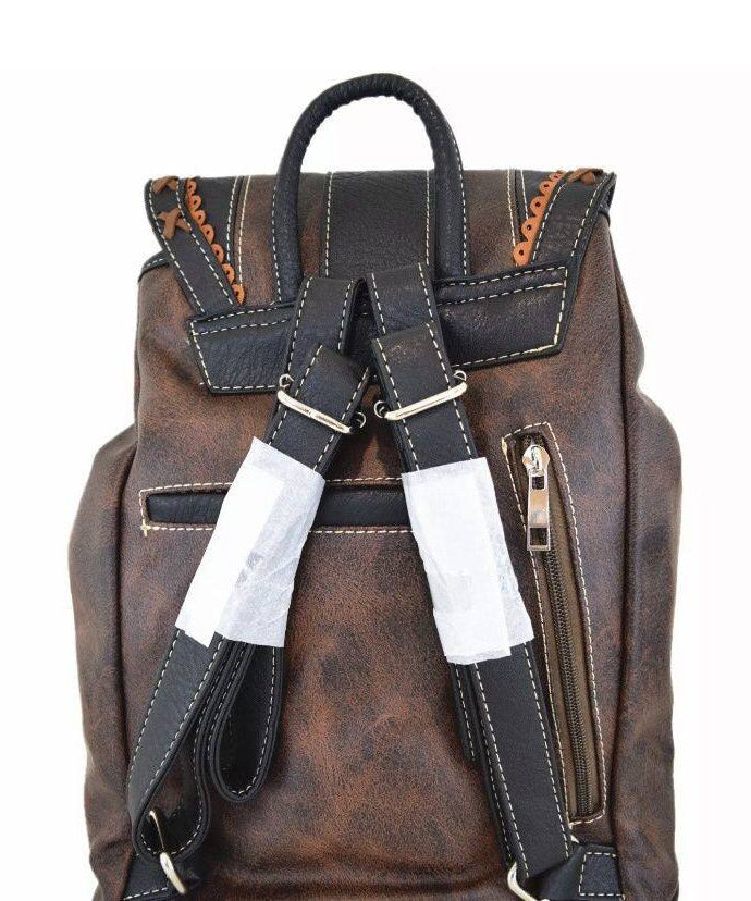 Unisex Ryggsekk Patchwork Design 3
