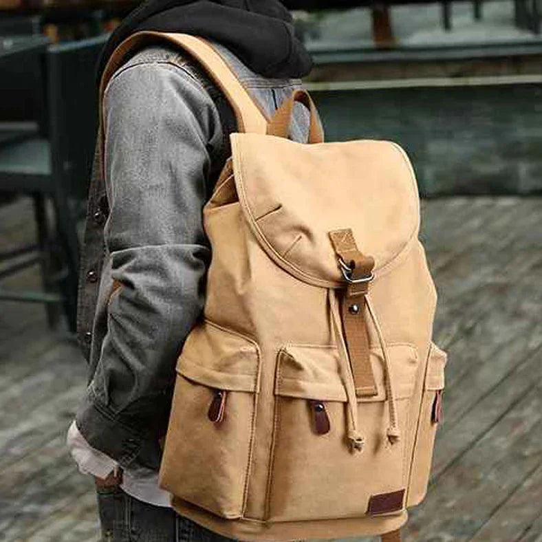 Unisex Ryggsekk med Klaff og Vintage Design 2