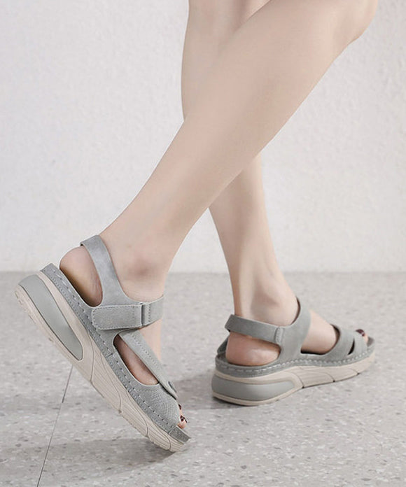 Unisex Sandaler Plattform for Turgåing 2