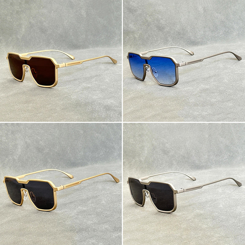 Unisex Solbriller Retro Stil Med UV400 Beskyttelse 4