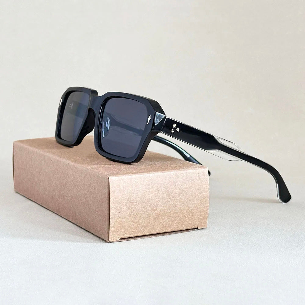 Unisex Solbriller Vintage Stil Med UV400 Beskyttelse 0