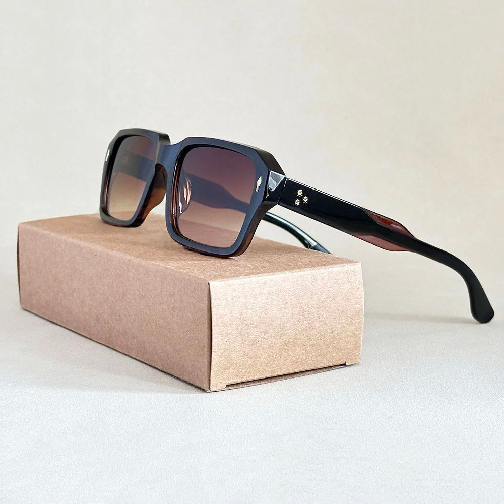 Unisex Solbriller Vintage Stil Med UV400 Beskyttelse 2