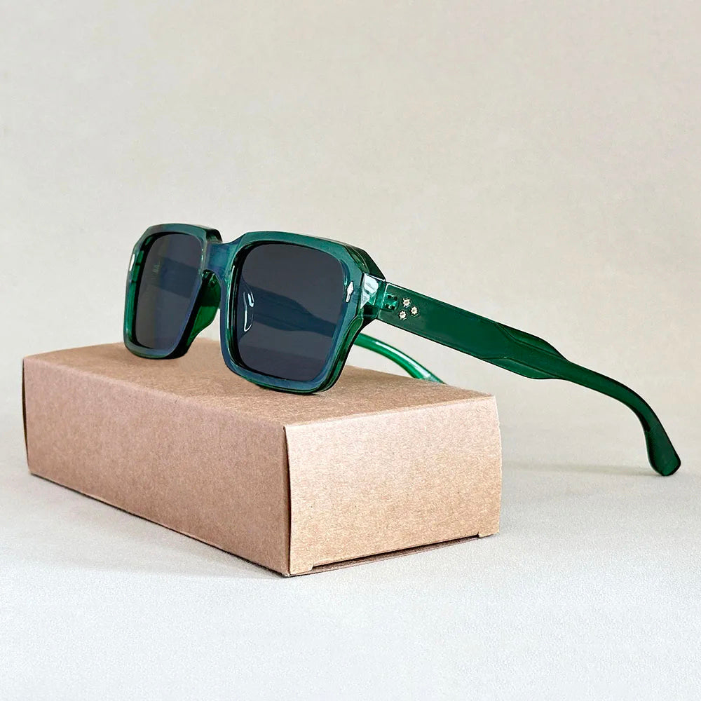 Unisex Solbriller Vintage Stil Med UV400 Beskyttelse 4