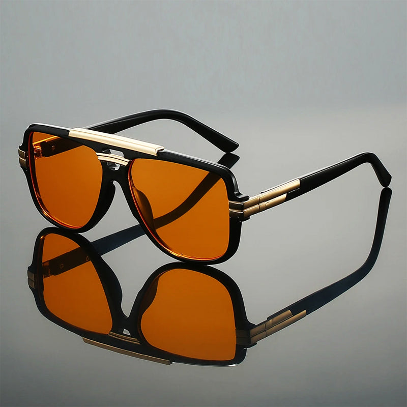 Unisex Solbriller med Geometrisk Ramme 1