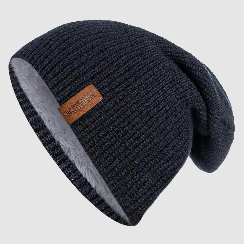 Unisex Strikket Lue med Fleecefôr 1