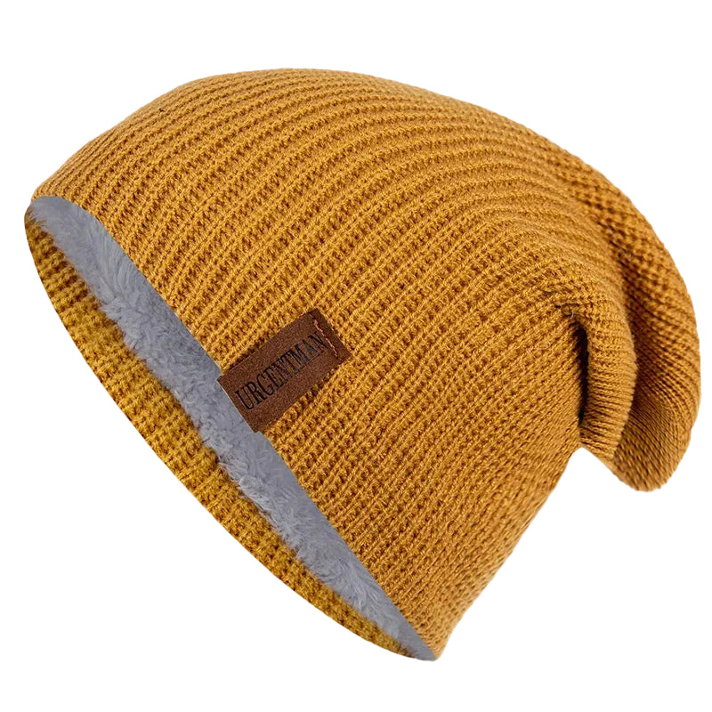 Unisex Strikket Lue med Fleecefôr 4