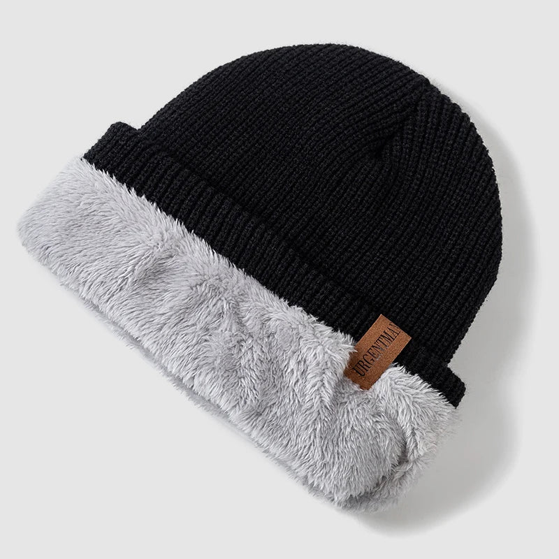 Unisex Strikket Lue med Fleecefôr 5