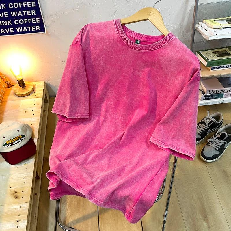 Unisex T-Skjorte Vintage Stil O-Hals 3