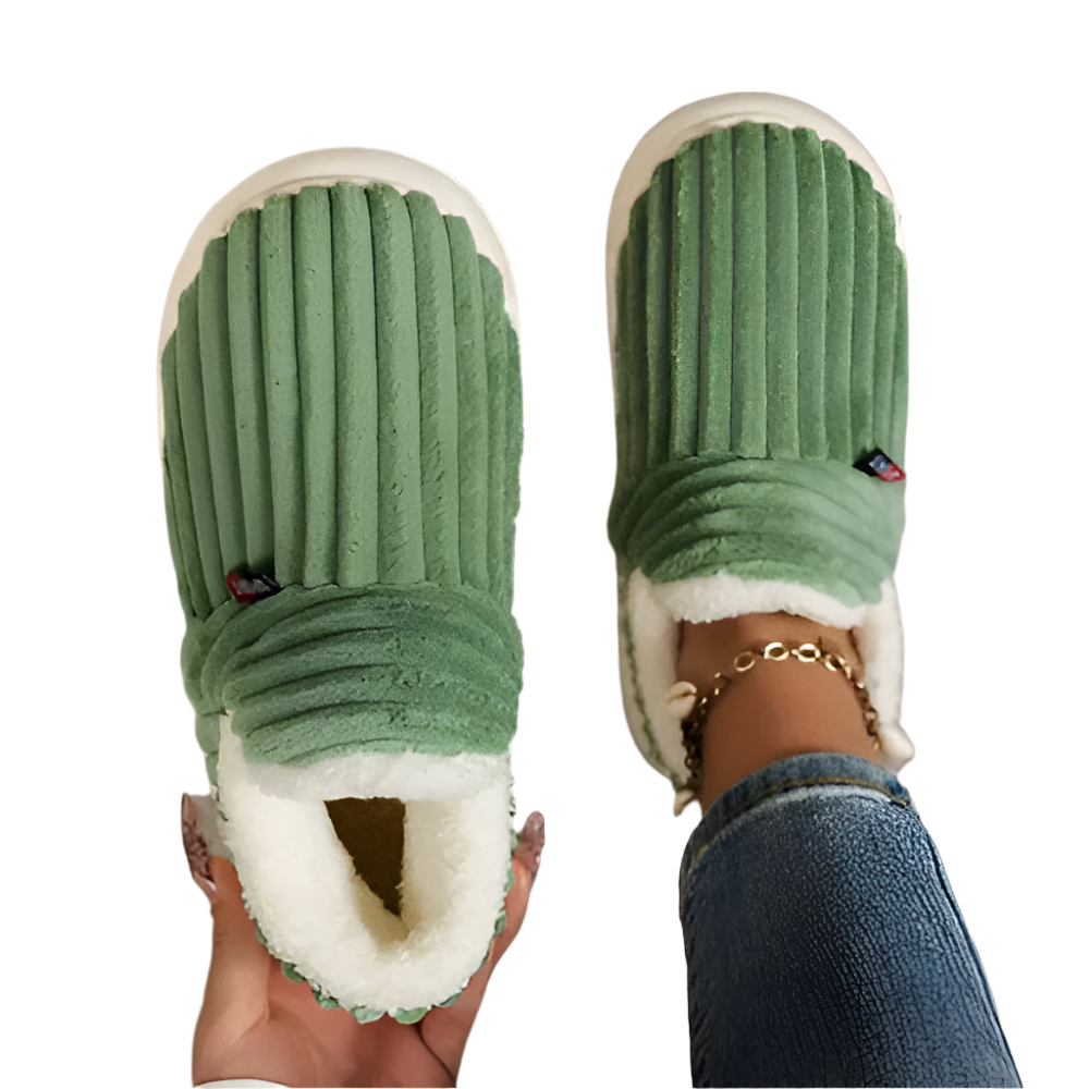 Unisex Tøfler Myk Plysj Antiskli Ergonomisk Design 1