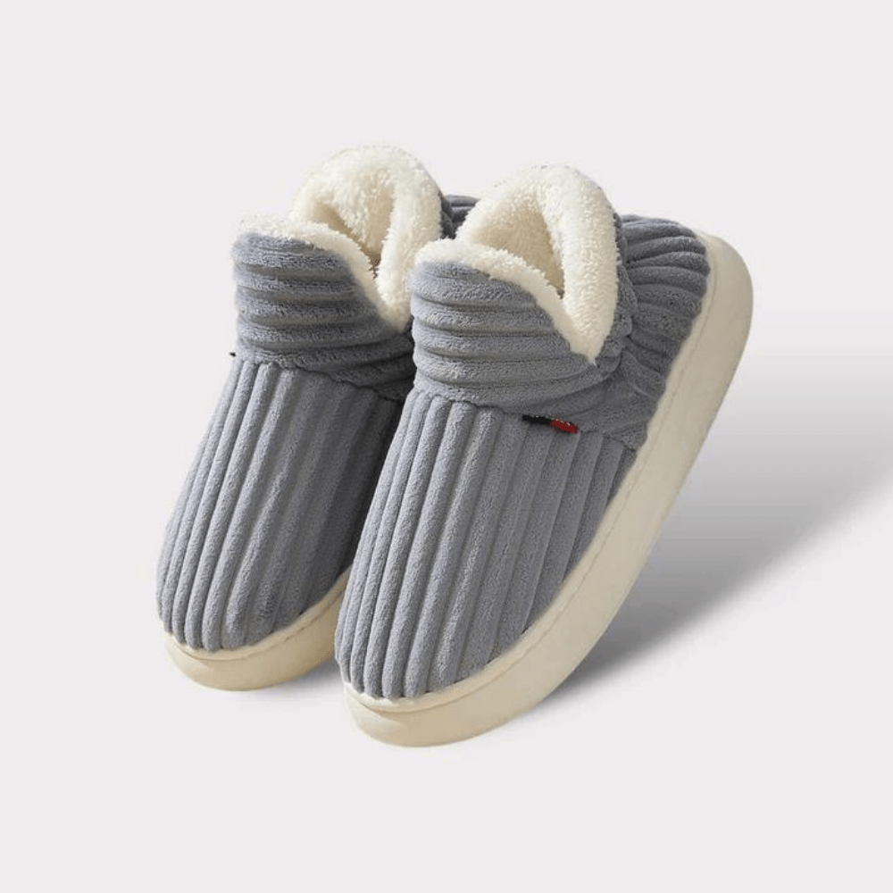 Unisex Tøfler Myk Plysj Antiskli Ergonomisk Design 3