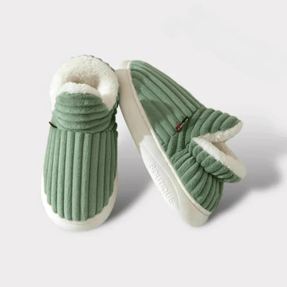 Unisex Tøfler Myk Plysj Antiskli Ergonomisk Design 4