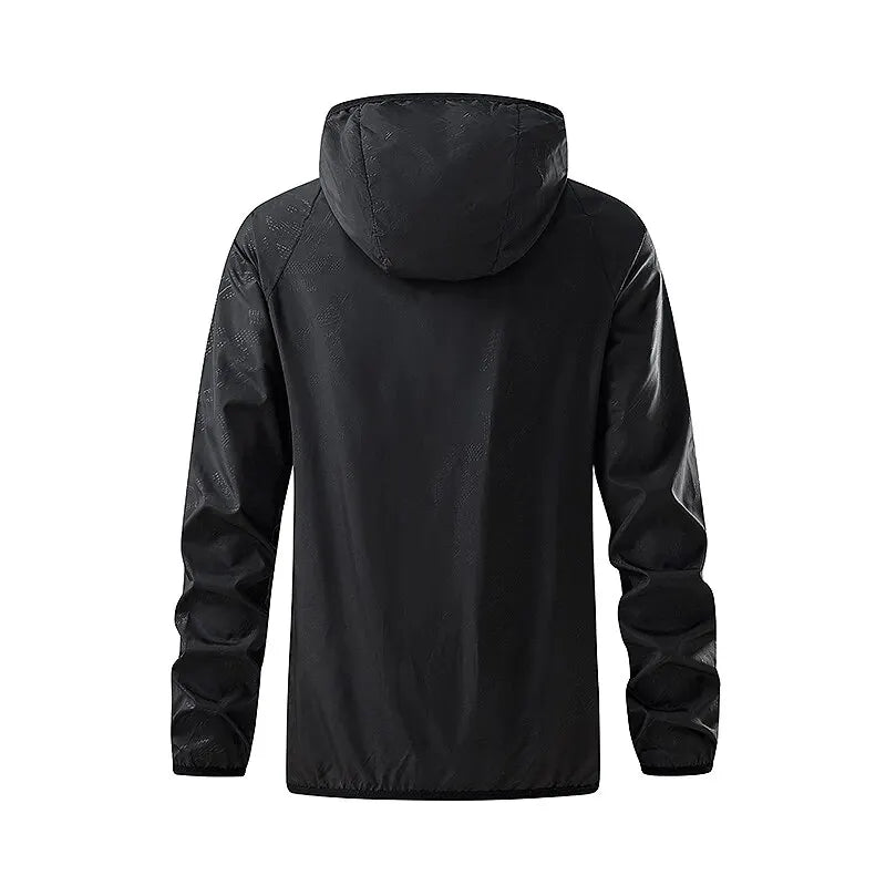 Unisex Turjakke Vanntett Polyester med Solbeskyttelse og Pakkbar Design 4