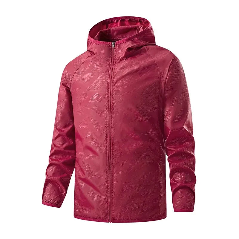 Unisex Turjakke Vanntett Polyester med Solbeskyttelse og Pakkbar Design 9
