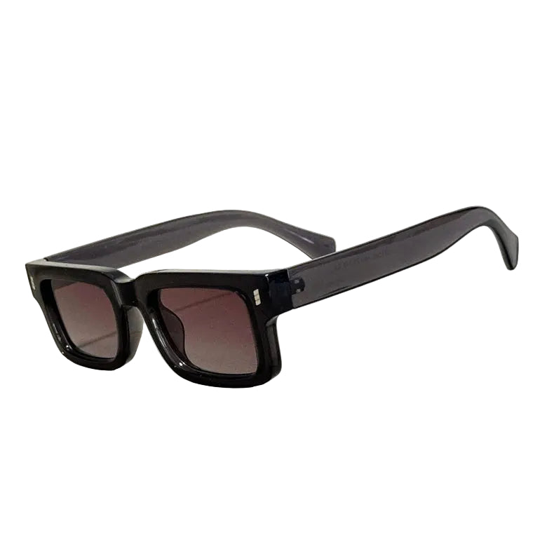 Unisex Vintage Solbriller med Dristig Ramme 0