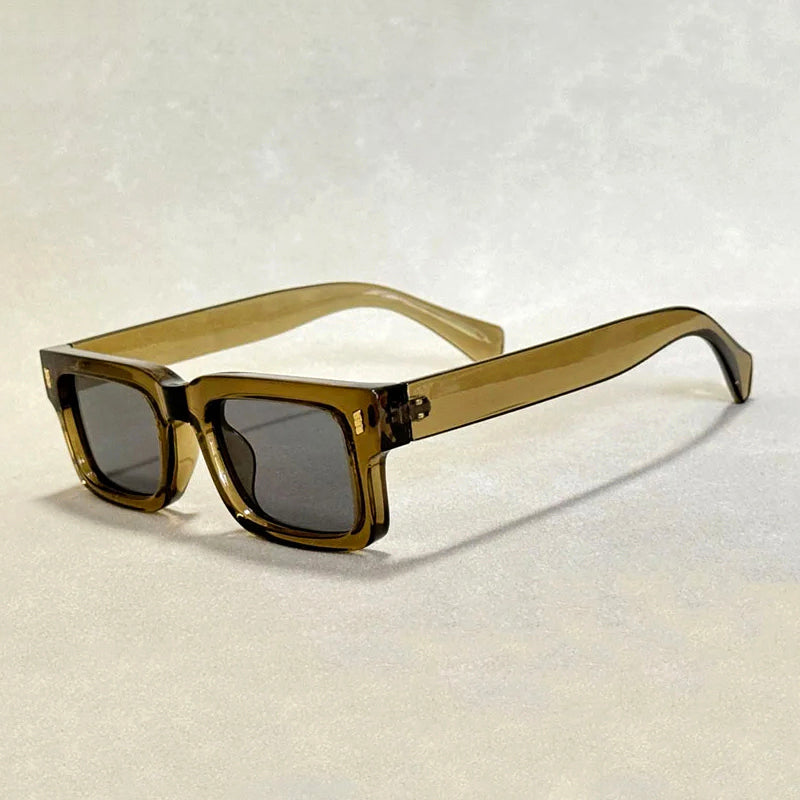 Unisex Vintage Solbriller med Dristig Ramme 4