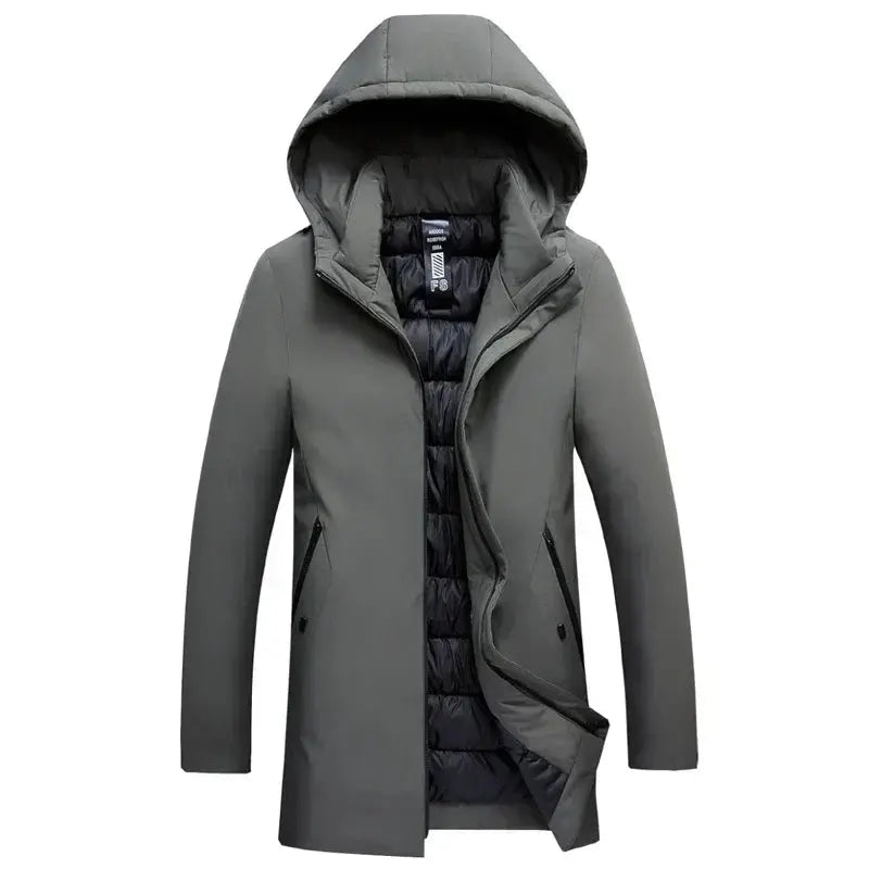 Unisex Vinterjakke Raffinert Stil med Vannavvisende Overflate 2