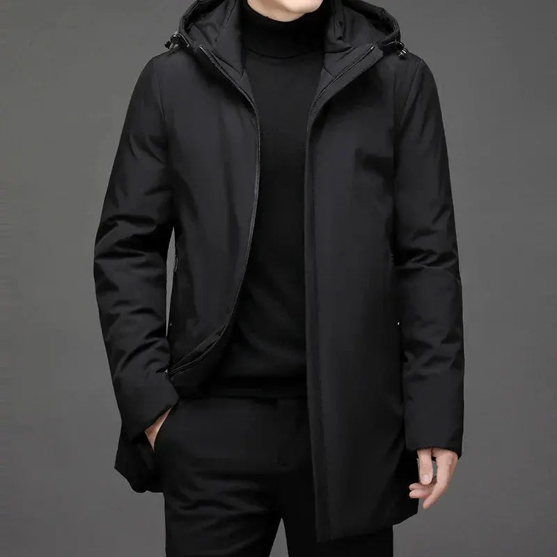 Unisex Vinterjakke Raffinert Stil med Vannavvisende Overflate 4