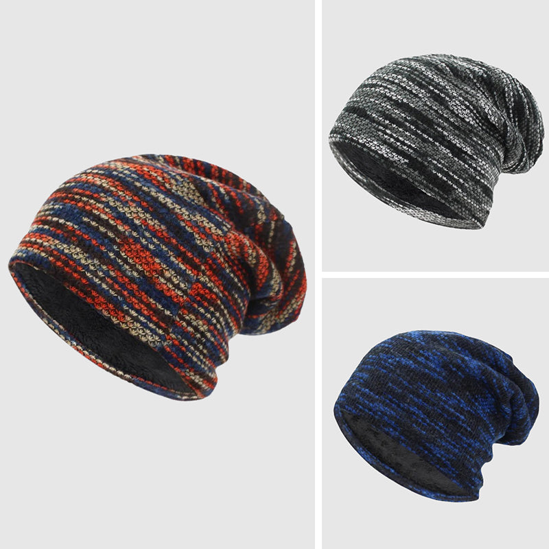 Unisex Vinterlue Stripete Design 4