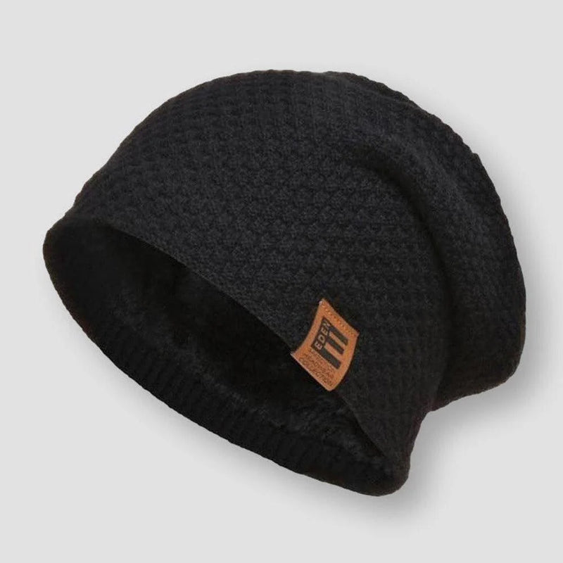Unisex Vinterlue med Vaffelstrikket Design 4