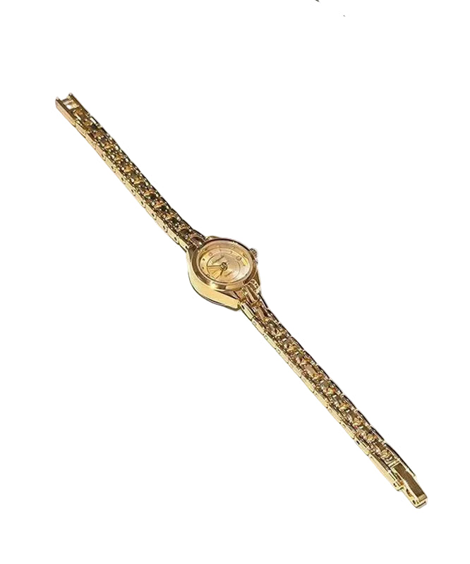 Unisex klokke med kvartsur og zircon-detaljer 1