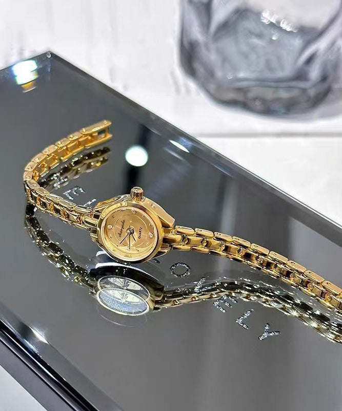 Unisex klokke med kvartsur og zircon-detaljer 3