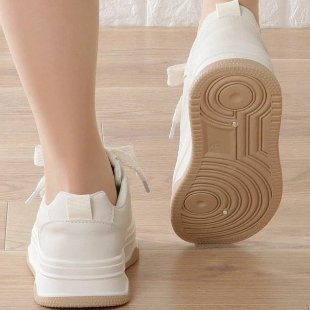 Hvite Chunky joggesko for kvinner