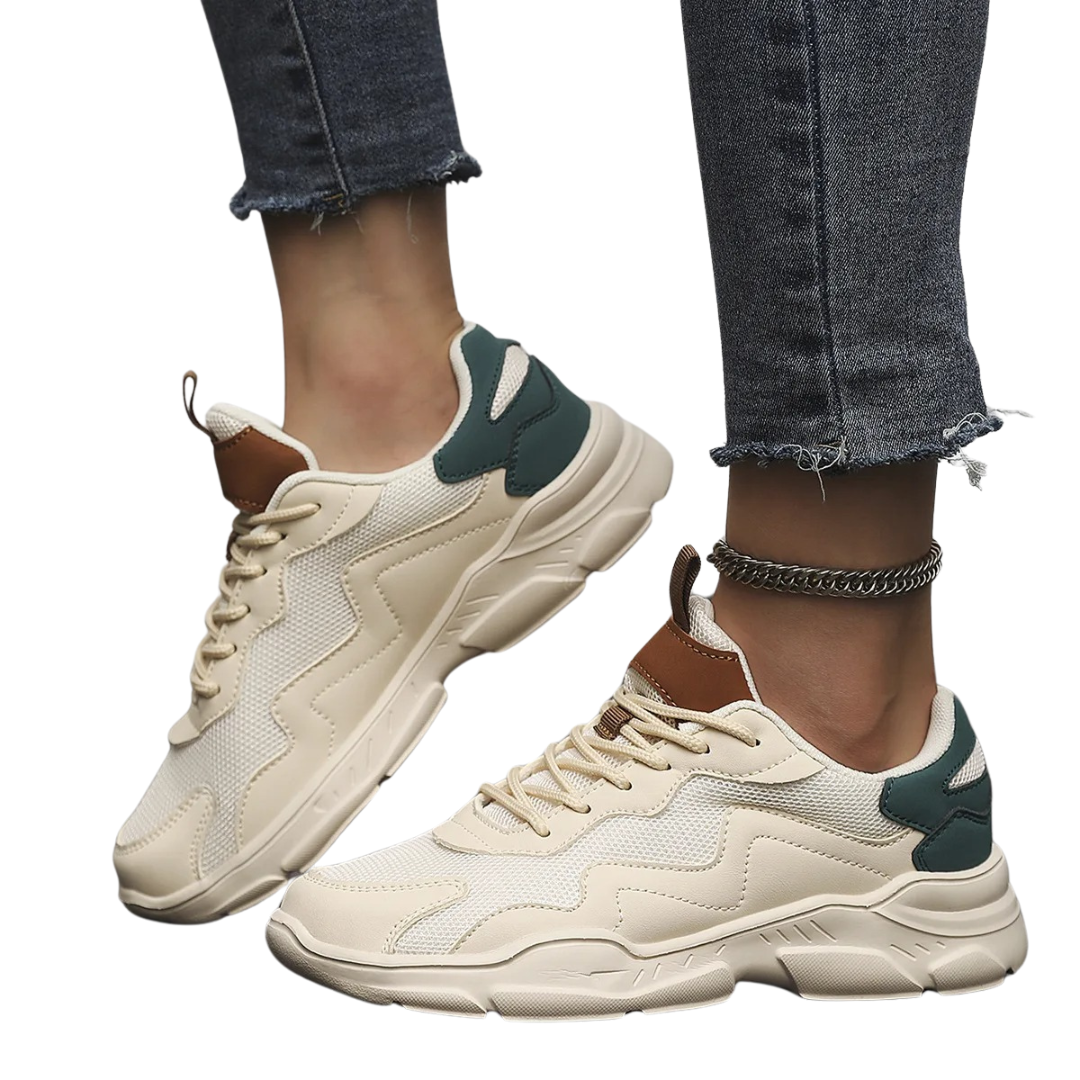 Lettvekts fritidssko i mesh for kvinner