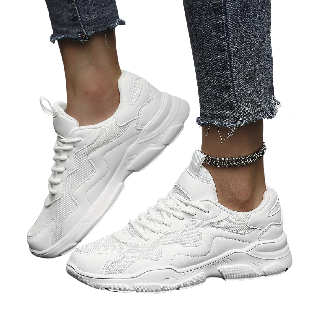 Lettvekts fritidssko i mesh for kvinner