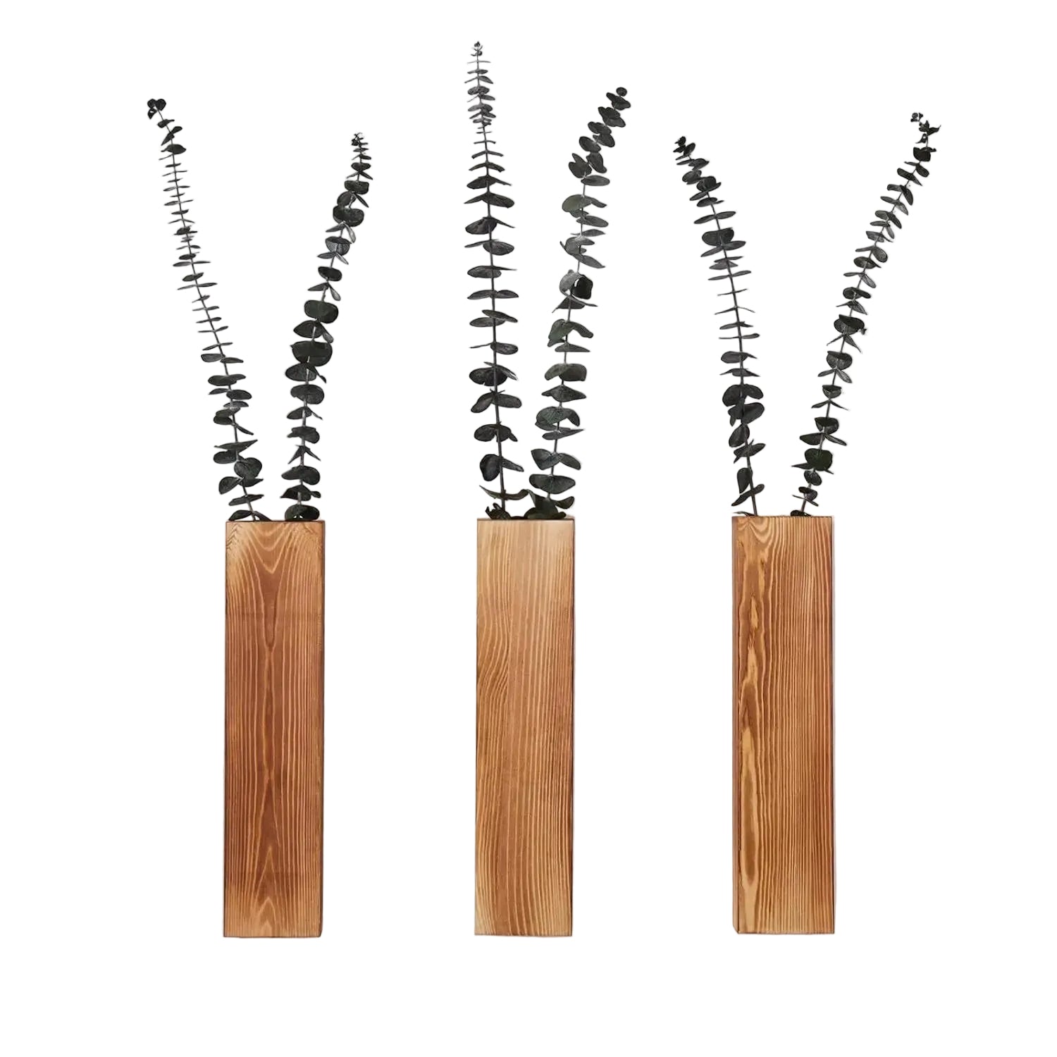 Vegghengt Vase i Tre for Minimalistisk Innredning 0