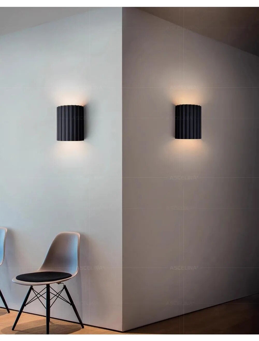 Vegglampe Moderne Design Aluminium 8