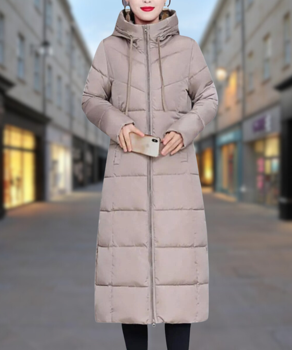 Vinter Dame Jakke Lang Stilren Design for Kaldt Vær 2