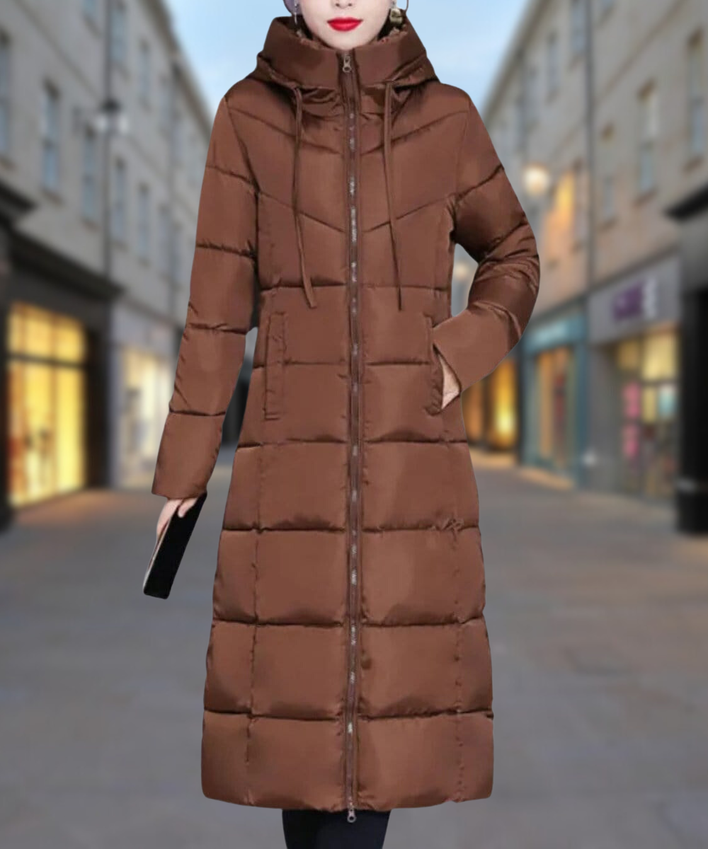 Vinter Dame Jakke Lang Stilren Design for Kaldt Vær 3