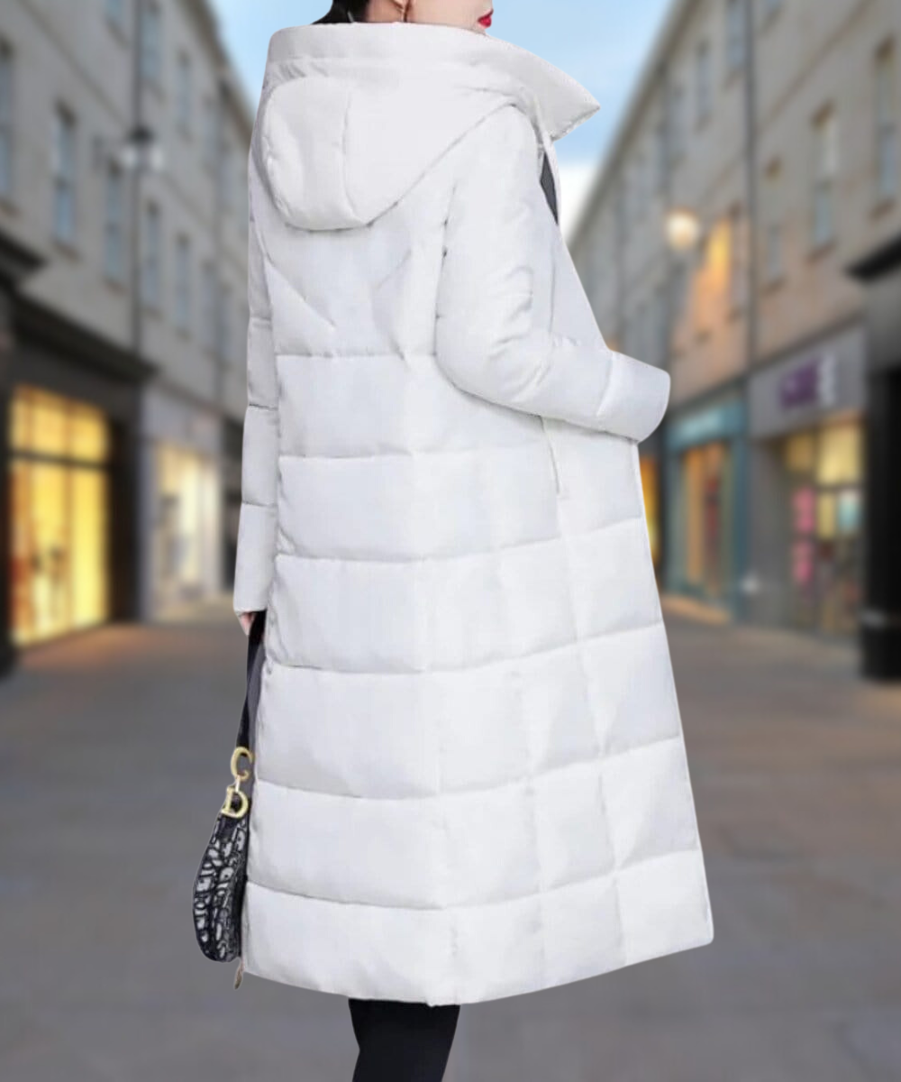 Vinter Dame Jakke Lang Stilren Design for Kaldt Vær 4