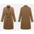 Vinter Dame Jakke Langermet Moderne Design Holdbart Materiale 1