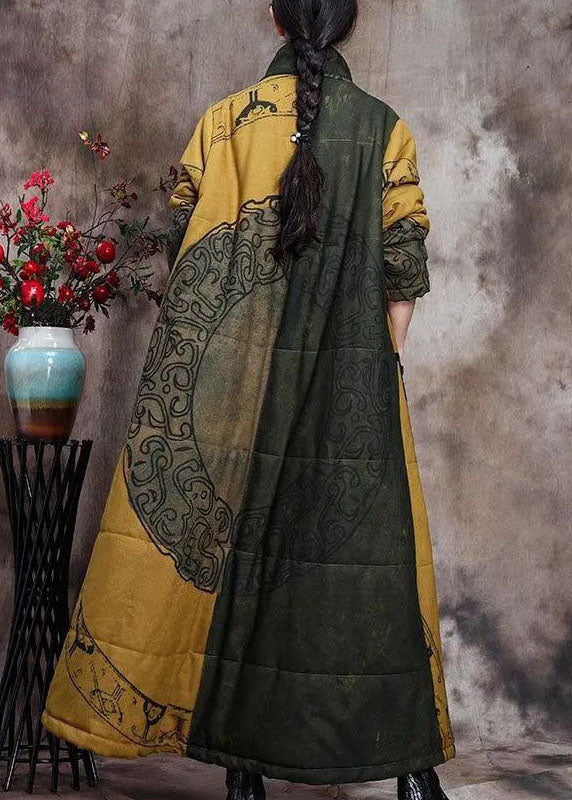 Vinter Parka med Ståkrage og Knapper for Damer 5