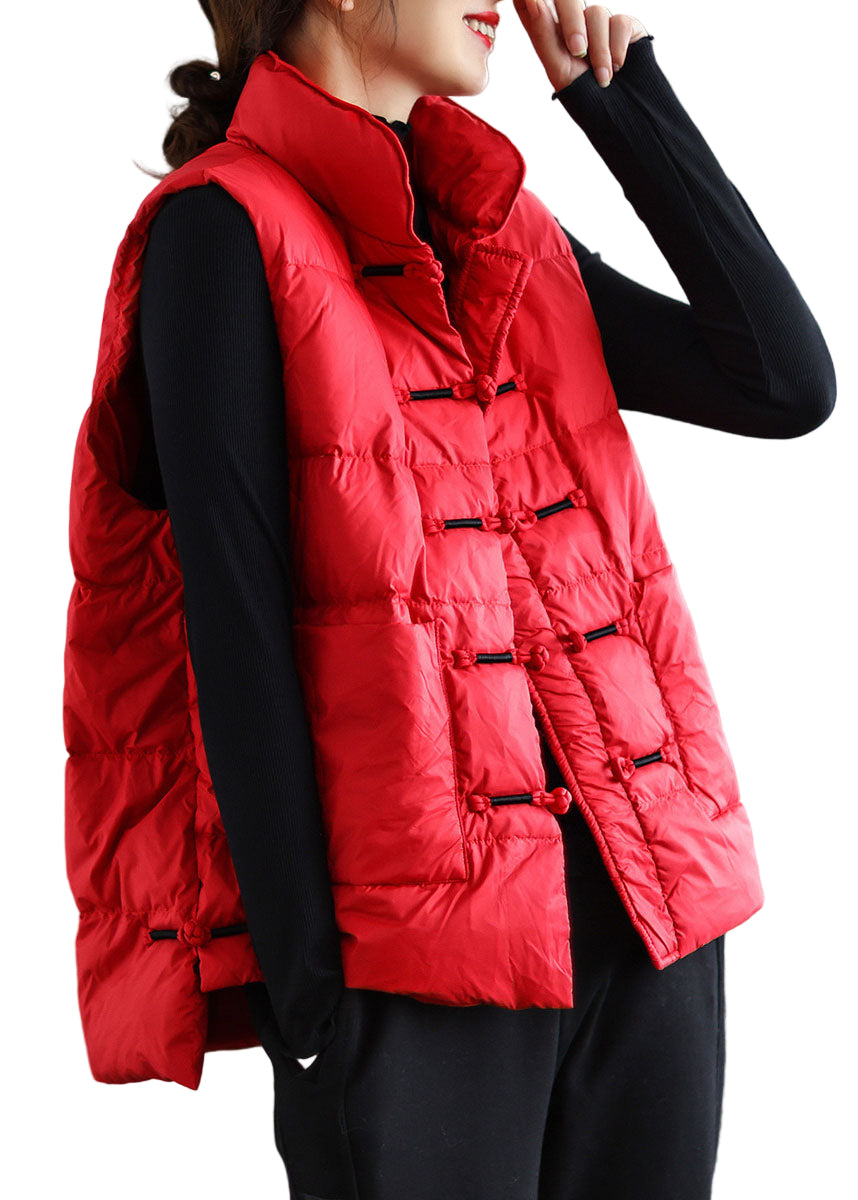 Vinter Puffer Vest med Ståkrage og Lommer for Damer 0