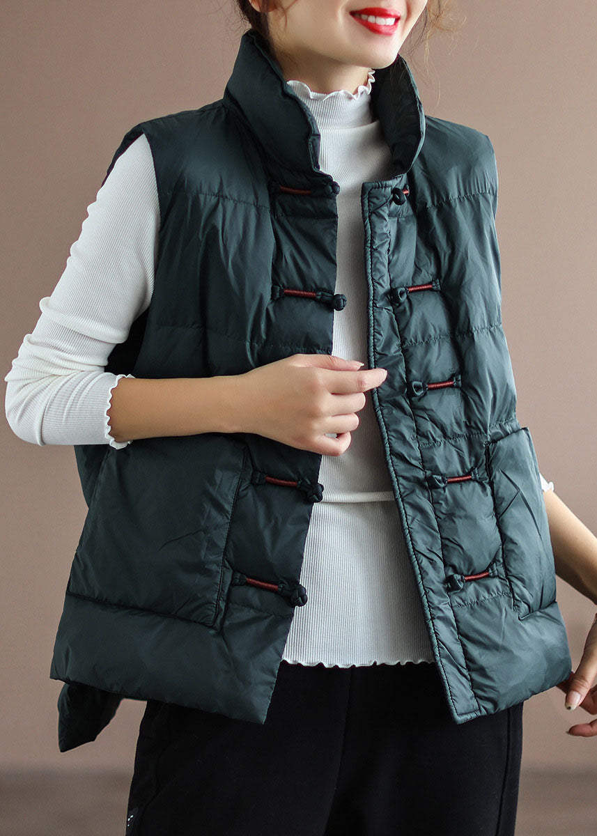 Vinter Puffer Vest med Ståkrage og Lommer for Damer 1